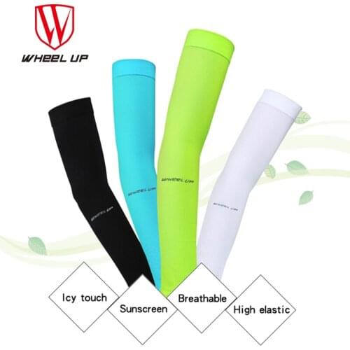 WHEEL UP Breathable UV Proof Icecool Sleeves MTB Bike Cycling Arm Sleeves Sun Protection Outdoor Armwear Bicycle Accessory