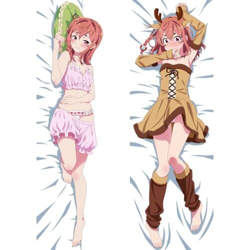 Japan Anime Kanojo Okarishimasu Dakimakura Body Pillow Throw Cushion Pillow Case Cover Sakurasawa Sumi Life Size Otaku Love Gift