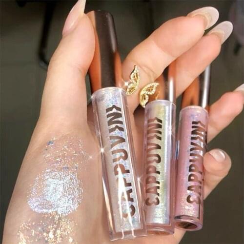 7 Colors Liquid Eyeshadow Shimmer Glitter Quick-drying Eye Shadow Not Easy To Fall Off Shadows Cosmetics Makeup