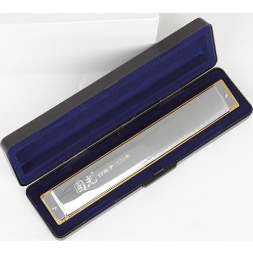 28 Holes Wide Diapason Key of C Tremolo Harmonica Musical Instruments Mouth Harmonica Tremolo