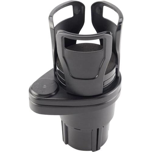 Car Seat 2In1 Cup Holder 360° Rotating Adjustable Water Bottle Drink Storage