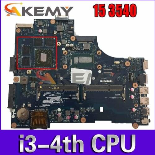 Akemy I3-4030U FOR Dell Latitude 15 3540 Motherboard ZAL00 LA-A491P CN-0X3NC8 X3NC8 Mainboard 100%test