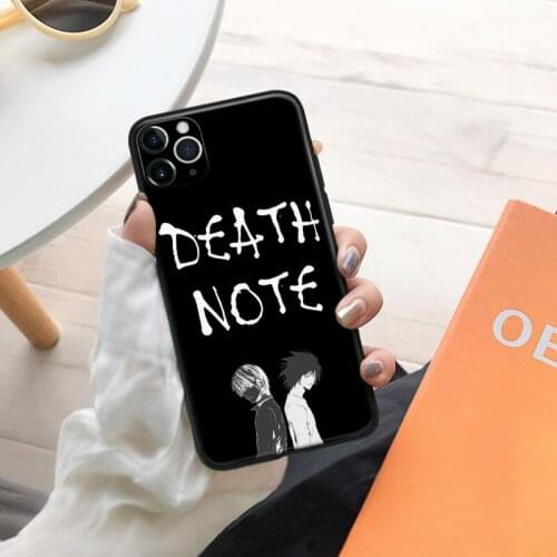 Death note l vs kira anime For iPhone se 6 6s 7 8 plus x xr xs 11 pro max soft silicone phone case cover shell