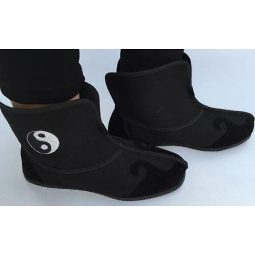 Spring&Autumn Taoism Taoist martial arts wushu shoes kung fu shoes cloud hook boots tire soles Wudang tai chi shoes HQ0003