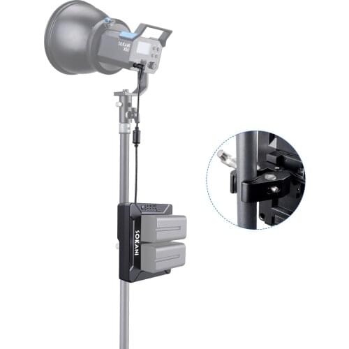 Battery Holder Plate Mount for SOKANI X60 X60 RGB V2 Photography Light Accessories