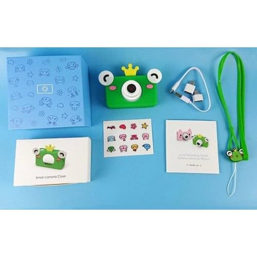 Kids Toy SLR Digital Camera Mini Cartoon Cam 24MP 2.0” 1080P With 32G Card Wifi Photo Video Vlog Shot Cameras for Christmas Gife