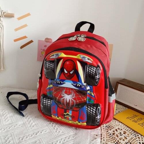 3D Spiderman Backpack For Boys Girls Childrens School Bag Cute plecak Bag Cartoon Anti-Lost kids Backpack Kindergarten Mochilas