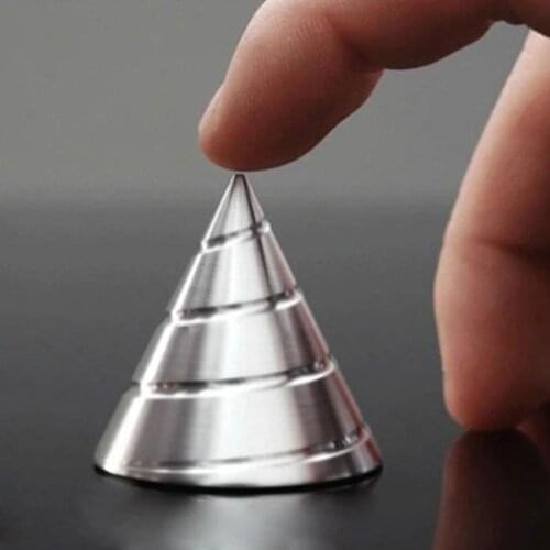 Fidget Toys Triangular Desktop Gyro Anti Stress Pocket Desk Rotating Toys Hypnosis Transfer Decompression Stress Relief Toy