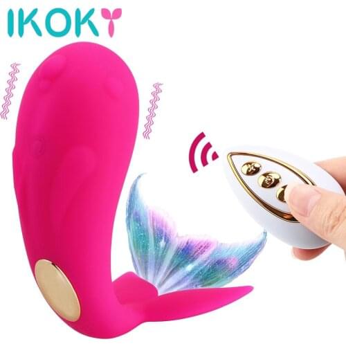IKOKY Vaginal Massage Ball Sex Toys for Women Wireless Remote Control Vibrating Egg Clitoris Stimulator G-Spot Massager 10 Speed