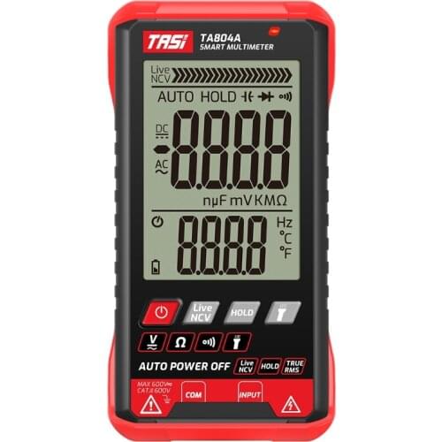 TA804A Dgital Smart Multimeter True Rms 6000 Counts Tester OHM NCV Voltage meter