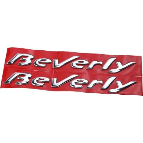 KODASKIN Motorcycle 3D Raise Emblem Stickers Decal for Piaggio Beverly