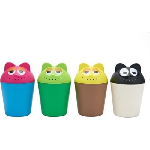 Cartoon Plastic Baby Bath Shampoo Cups Kids Children Bathroom Washing Hair Bathing Shower Spoons Child Washing bain et douche