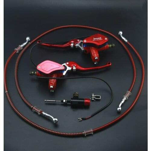 7/8" 22mm Sport Bike Adjustable Brake Clutch Lever with Hydraulic Master Cylinder Reservoir for Motorcycle Tuning Yamaha HONDA