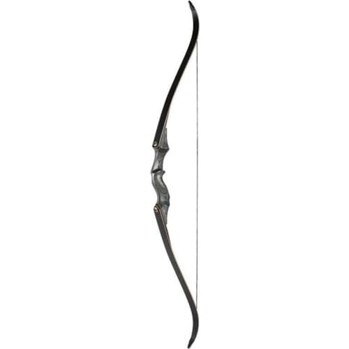 60inch 30-60lbs Archery Recurve Bow Black Hunter Bow Lamination Bow Limbs Right Hand Bow Outdoor Sports Hunting Accessories