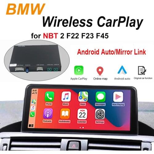 With Android Mirror Link AirPlay Car Play Function Wireless CarPlay For BMW Series NBT 2 F22 F23 F45 2011-2016 NBT