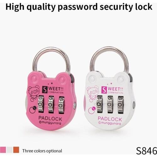 Luggage drawer tool luggage padlock travel trolley case gym locker sub-accessories lock password lock padlock