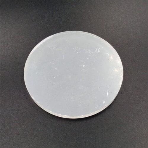 1pcs 70mm Transparent Acrylic Round Bases fit for Clay Tools