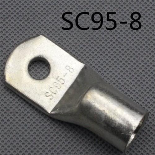 1piece SC(JGK)95-8 tinned copper cable lugs crimp type Electric power fittings equipment contact B type