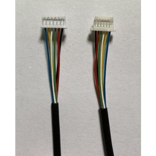 10pcs Smart Door Lock Fingerprint Head Cable Mx1.25 To SH1.0mm 6Pin Red Cable 20cm