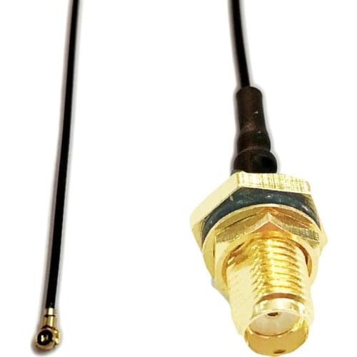 100pcs IPX MHF4 U.FL IPEX to Waterproof SMA O-ring Female Bulkhead RF pigtail WIFI PCI Antenna 0.81mm cable 10/15/20/30cm