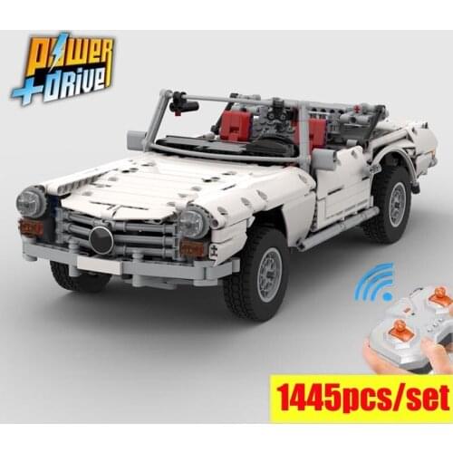 2021 NEW Fit Lepinings technology building block MOC super sports car w1113 remote control assembly toy boy Christmas gift