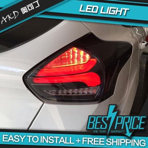 AKD Car LIGHT Styling For Ford Focus Hatch-back Taillights 2015-2018 LED Tail Lamp Rear Lamp DRL Brake Park Signal led light