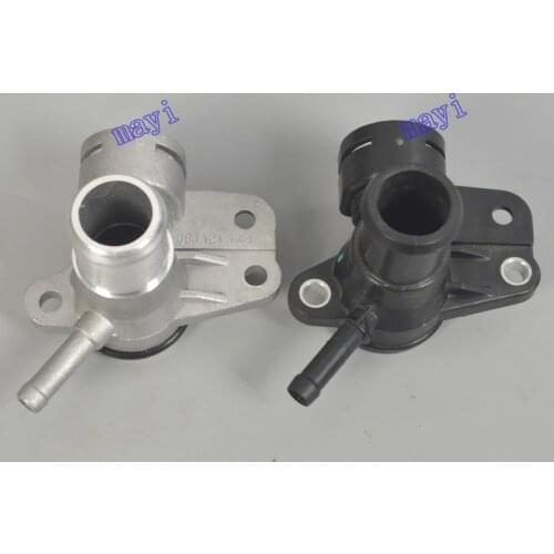 Aluminum Water Coolant Hose Connector Flange For Tiguan Passat B7 CC Golf MK6 A3 Q3 TT Skoda Octavia 06J121132F 06J 121 132 F