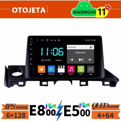 For Mazda 6 Atenza 6 2016-2019 Android 11 Car Radio Multimedia Video Player Navigation GPS 6GB Ram 128GB Rom Autoradio Stereo HU