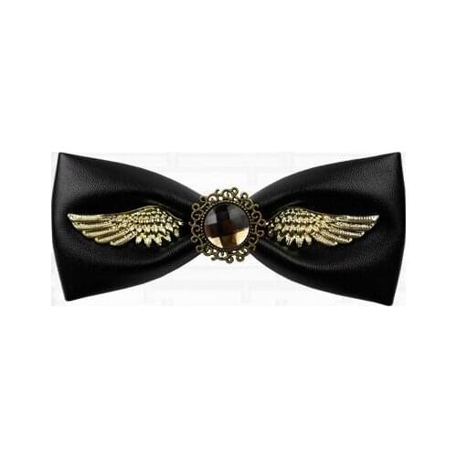 Free Shipping New Male mens fashion Original bow tie male wedding suits men bow small collar groom groomsmen personalized gold