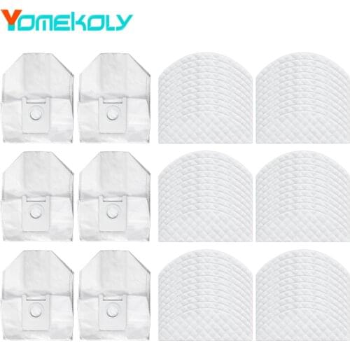 For Roidmi EVE Plus Robot Vacuum Cleaner Dust Bag Disposable Mop Cloth Cleaning Cloth Replacement Accessories Professional Parts