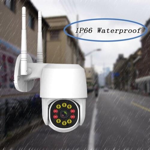 EC101 Outdoor Secuirty Camera 3D Nevigation Ten LED Monitor AP Hotspot Smart Alarm Wifi Surveillance Gimbal Camera Cloud Storage