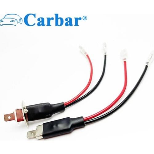 H1 Male Plug Single Diode Converter Wiring Connecting Lines H1 Single Conversion Wiring Connector Cable For LED Headlight Bulb