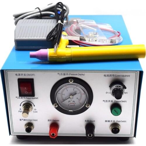 Pulse Argon Spot Welder 400W Gold Silver Platinum Jewelry Welding Machine 220V