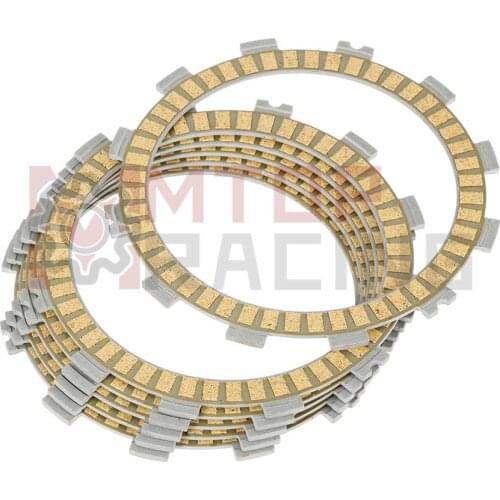 Clutch Friction Disc Plates Set For Kawasaki KZ200 1978-1979 VN250 Eliminator 250V 2000 2001 2002 2003 2005 06 2007 Clutch Sheet
