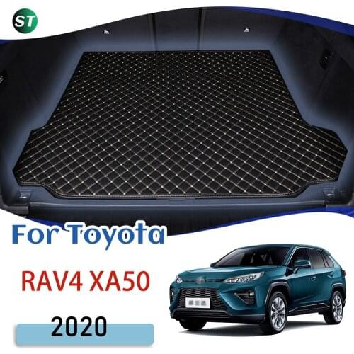 For Toyota RAV4 XA50 2002 Leather Car Trunk Mat Trunk Boot Mat Liner Pad Cargo pad Carpet Tail Cargo Liner Sline