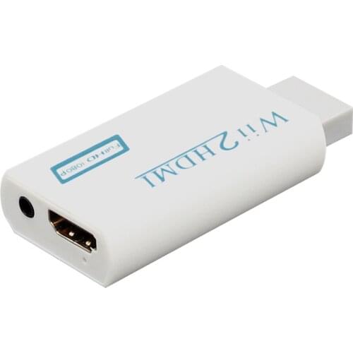 Willkey Mini 720P 1080P Full HD Wii to HDMI Converter Adapter Converter 3.5mm Audio HDMI Out for PC HDTV Monitor Display