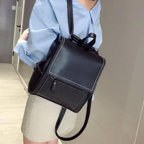 Fashion Small Backpack For Teenager Girls Light Leather Backpack Female Bag Backpack High Quality Leather WomenS Backpacks