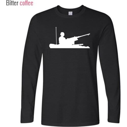 ARMY TANK Interesting Printing Winter Hot-selling Fashion Men T Shirt Long Sleeve Cotton Leisure Time Tops Tees Plus Size