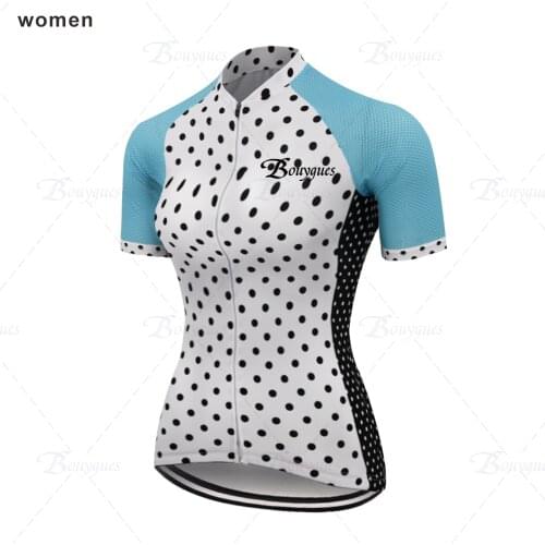 New Women Short Sleeve cycling jersey 2020 Bicycle Clothing MTB bike Shirt Outdoor Sports Quick dry MTB camisa ciclismo BOUYGUES