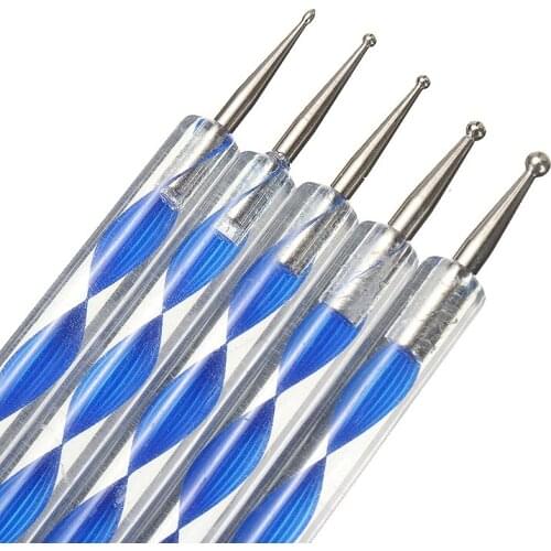 New 5Pcs/set Clay Sculpting Wax Carving Pottery Tool Shapers Polymer Modeling Pen For Clay Nails Art Projects
