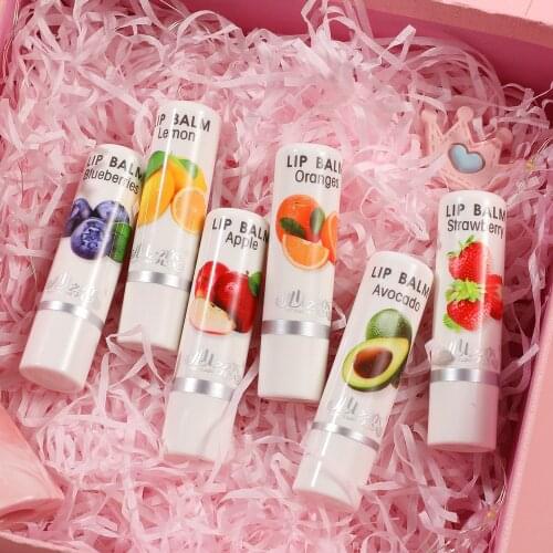 Sent at Random Lip Balm Moisturizing Colourless Fruit Lip Balm Natural Plant Sphere Lip Gloss Fruit Embellish Lipstick Makeup