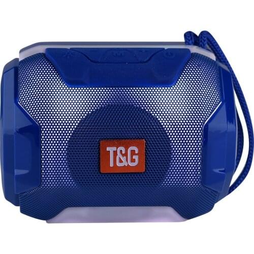 Portable Bluetooth Speaker with Colorful Lights Wireless Loudspeaker FM Radio Stereo Mini Outdoor Subwoofer Support LINE IN