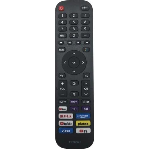 Remote Control Replace For Hisense 4K UHD LED Smart TV EN2B30H EN-2B30H