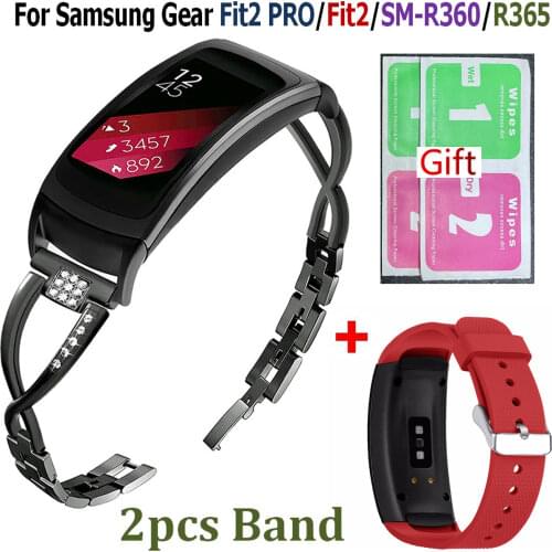 2pcs/Lot Wristband For Samsung Gear Fit 2 SM-R360 Strap Bracelet Smart Strap For Gear Fit 2 Pro SM-R360 Watchband Gear fit2 band
