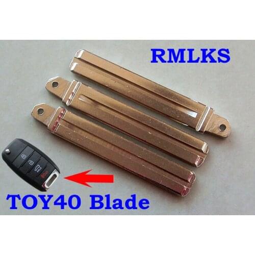 RMLKS Folding New Uncut Remote Flip Key Replacement Uncut Blade Blank Switchblade Fit For K3