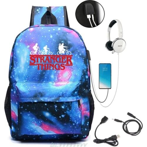 Stranger things school bag Fashion Anime Mochila stranger things Backpack boys Girls Laptop backpack back to school bag gift