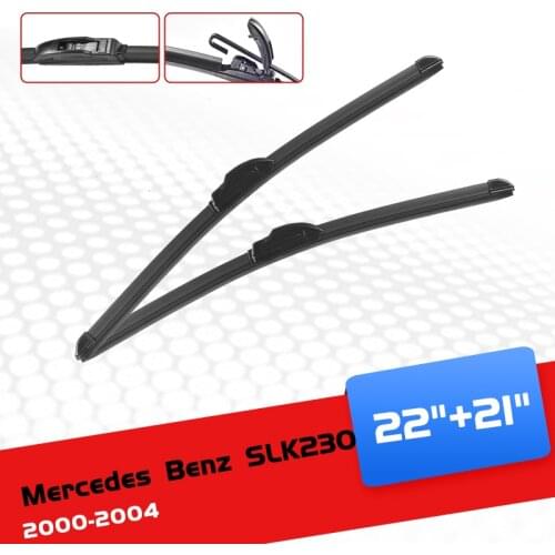 CELANOVA Car Wiper Blade For Mercedes Benz SLK230 2000-2004 22"+21" Windscreen Windshield Rubber Wiper