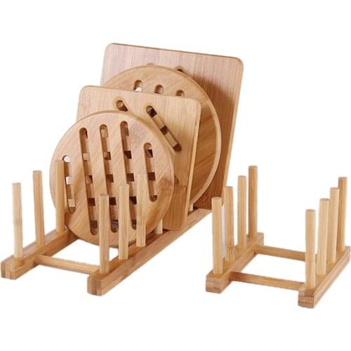 1Pc Drainer Foldable Wooden Dish Rack Kitchen Storage Rack Plate Cups Stand Display Holder Drying Rack Kitchen Storage Organizer