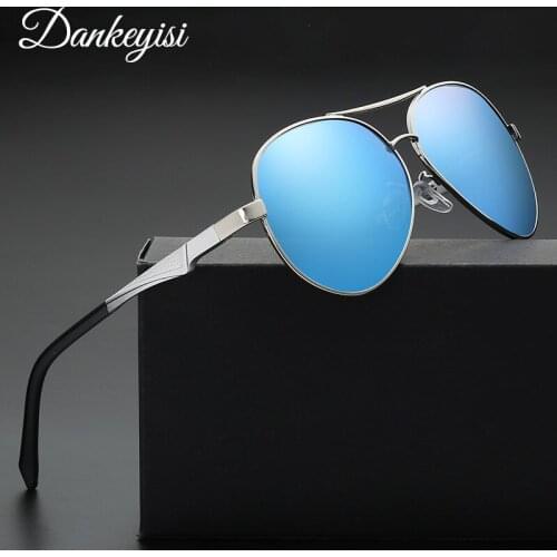 DANKEYISI Vintage Retro Polarized Sunglasses Men Driving Sunglasses Women Brand Designer Pilot HD UV400 Mirror Oculos