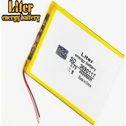 Ultra-thin high-capacity lithium-ion polymer battery 3.7 V 3690117 4500MAH tablet W28